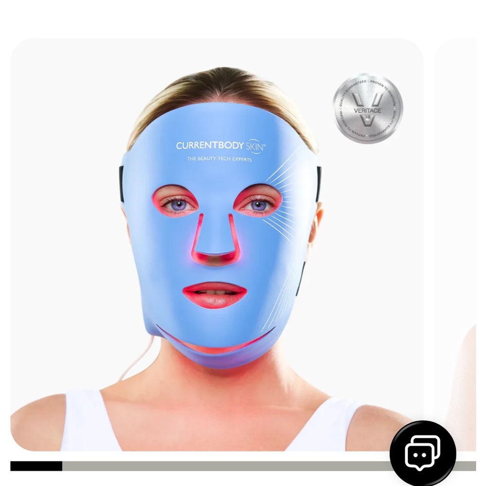 CurrentBody LED Blue Light Therapy Face Mask: Series 2